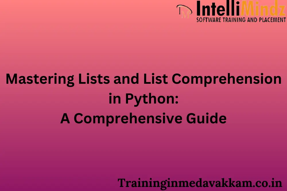 Mastering lists and list comprehension