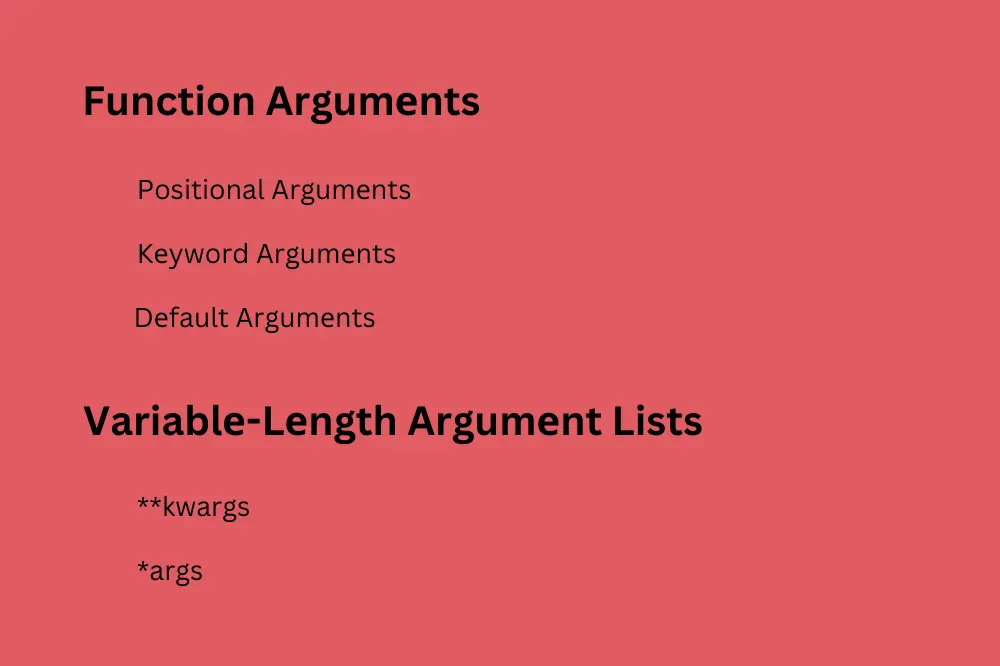 Function Arguments